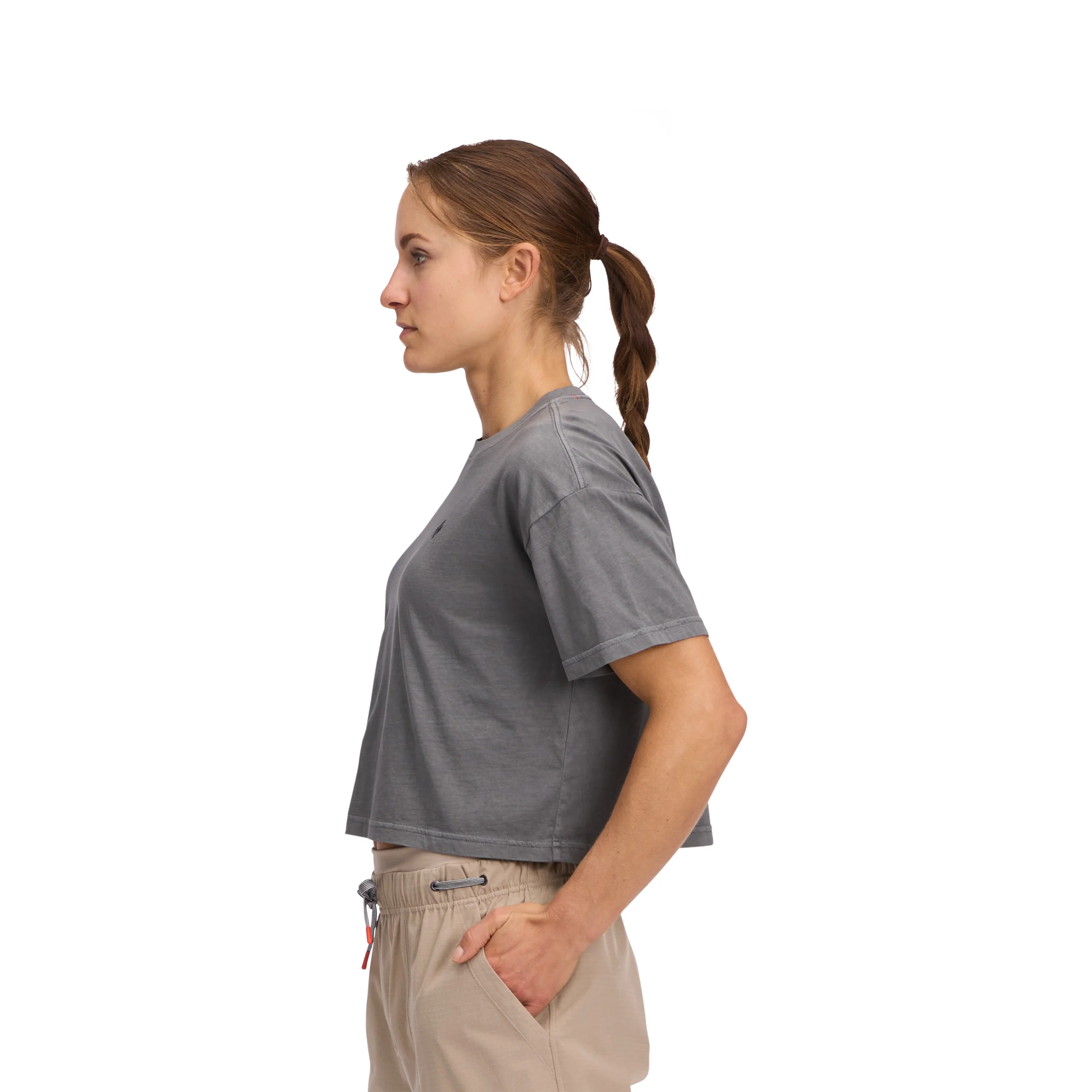 Women's Diamond Crop Short Sleeve Tee - Image 3